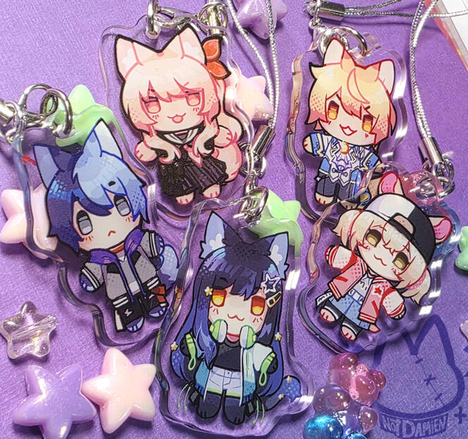 1.5in Acrylic Charms 1.5in Acrylic Charms