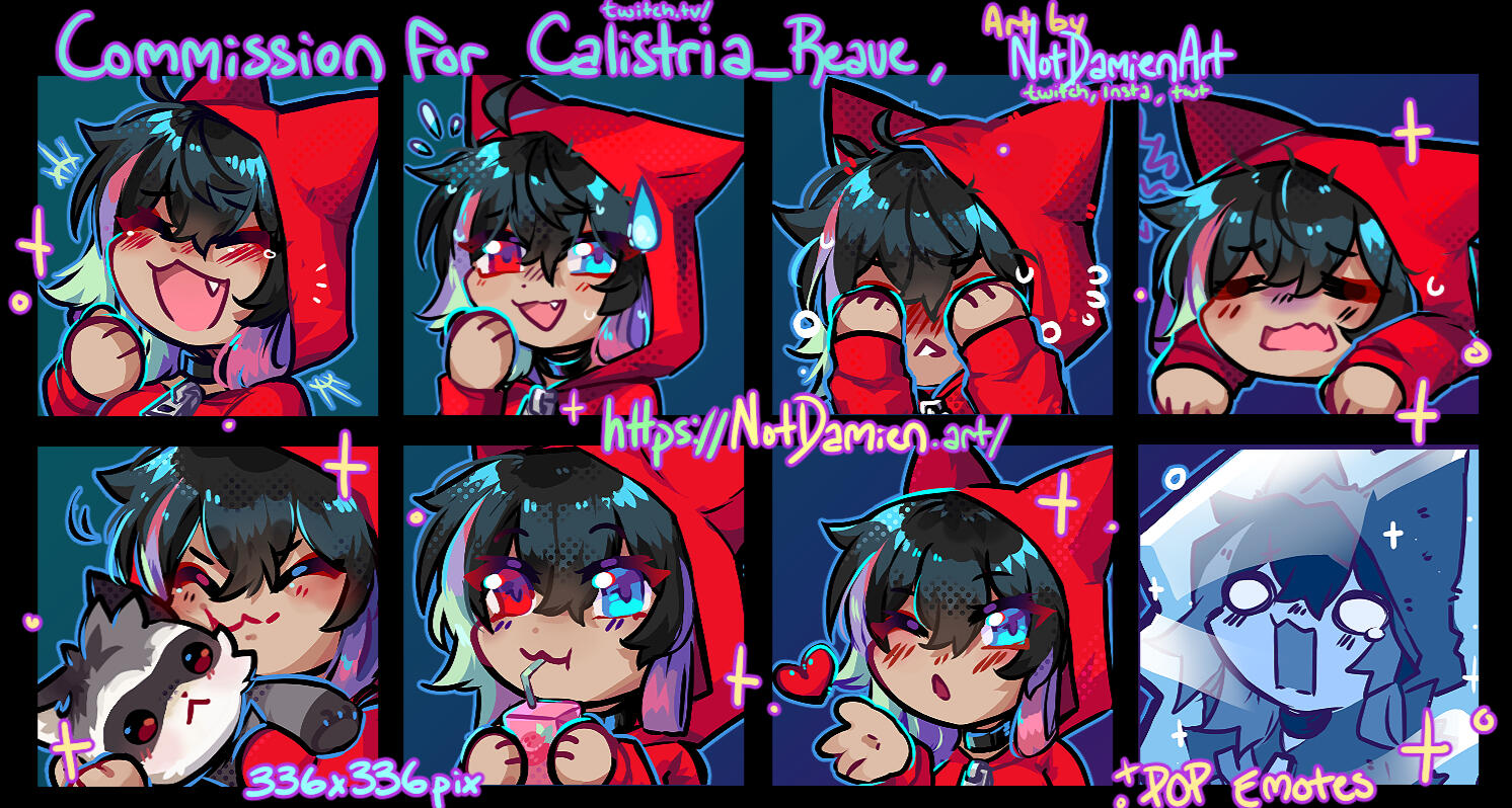 Emotes for Calistria Emotes for Calistria